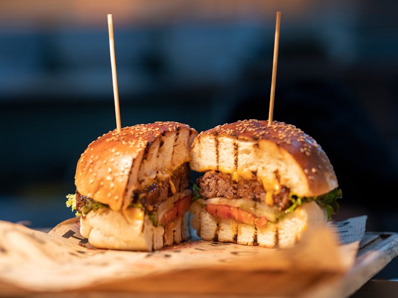 Hazır Burger Sitesi tasarımı - hazır web sitesi örneği