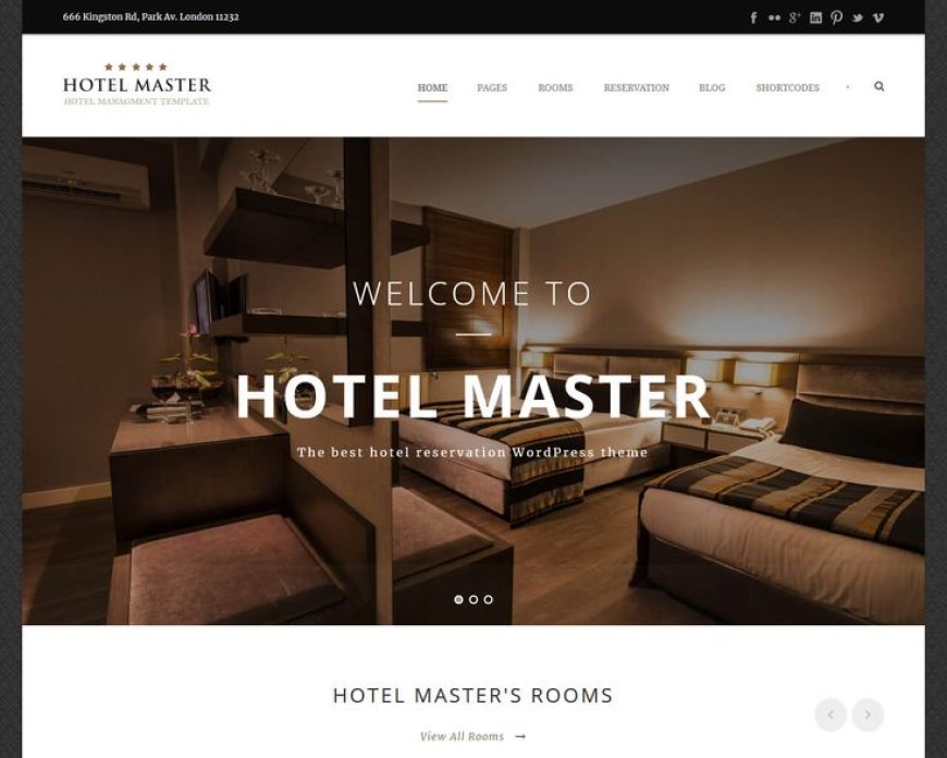 Otel ve Pansiyonlar İçin Ücretsiz Web Tasarım